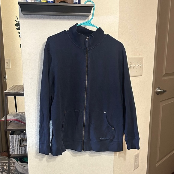Eddie Bauer Tops - Eddie Bauer Women’s Navy Zip up